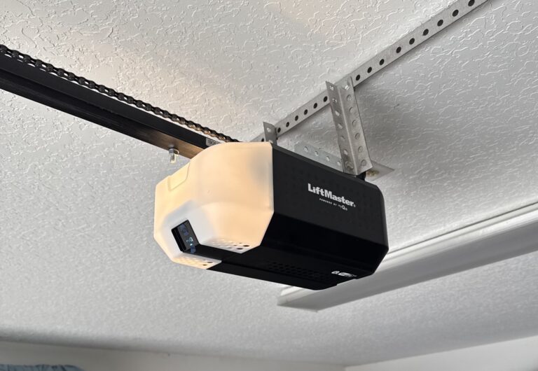 LiftMaster garage door opener installed by Pro Garage Doors
